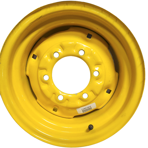 [T014188RIM] 7"W x 14"D, John Deere Yellow 6-Hole Implement