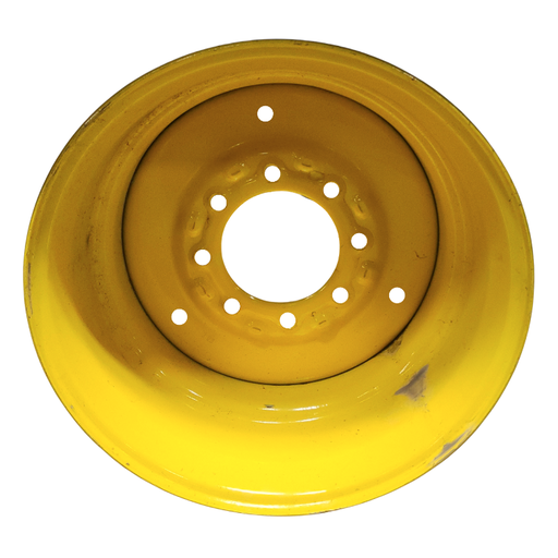 [T014189RIM] 12.25"W x 19.5"D, John Deere Yellow 8-Hole Implement , 0.5" Offset