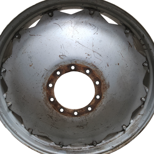 [T014207CTR] 10-Hole Clamp/Loop Style Center for 46" Rim, Case IH Silver Mist