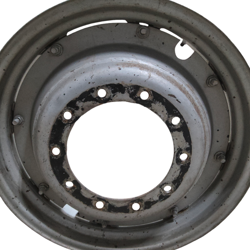 [T014208CTR] 10-Hole Clamp/Loop Style Center for 28" Rim, Case IH Silver Mist