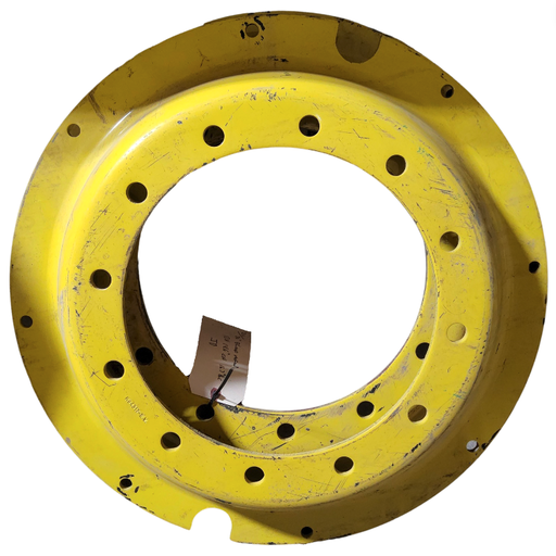 [KEL102-CTR] 12-Hole Rim with Clamp/Loop Style Center for 30" Rim, John Deere Yellow