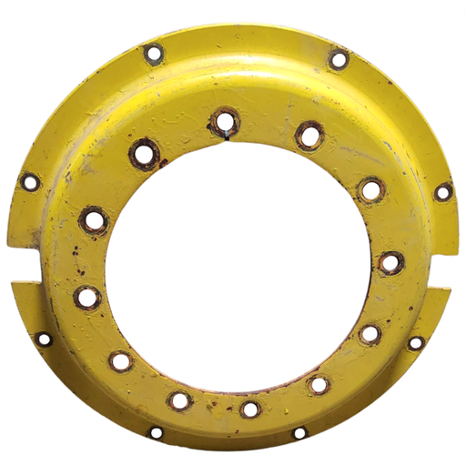 [KEL108-CTR] 12-Hole Rim with Clamp/Loop Style Center for 28" Rim, John Deere Yellow