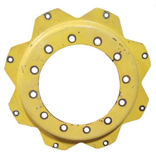 [KEL109-CTR] 12-Hole Clamp/Loop Style Center for 30" Rim, John Deere Yellow