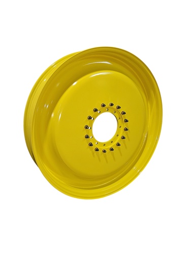 [NTS-118510] 10"W x 54"D, John Deere Yellow 12-Hole Spun Disc Sprayer (2 Piece Style) , 2" Offset