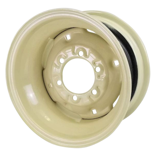 [5033400-RIM] 8"W x 15"D, Off White / AG Wheel / Implement 6-Hole Implement