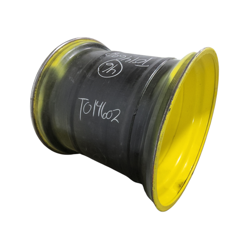 [T014602RIM] 44"W x 46"D, John Deere Yellow 20-Hole Formed Plate , 1.12" Offset