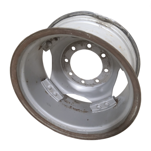 [KW000125CTR] 8-Hole Clamp/U-Clamp Style (groups of 2 bolts) Center for 24" Rim, Case IH Silver Mist