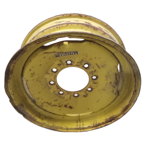 [KW000128] 7"W x 20"D, John Deere Yellow 8-Hole Implement