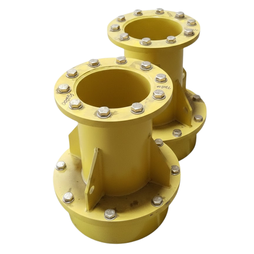 [NTS-119252] 10 to 10-Hole 21.5"L Hub Extension(2-pc Spool Style), John Deere Yellow