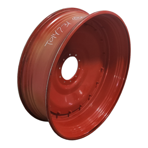 [T014731RIM] 15"W x 50"D, Fendt/Agco Red 16-Hole Stub Disc , 3.38" Offset