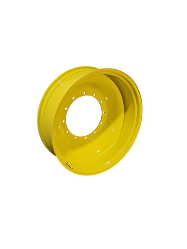 [NTS-119519] 12"W x 38"D, John Deere Yellow 12-Hole Spun Disc , -7" Offset