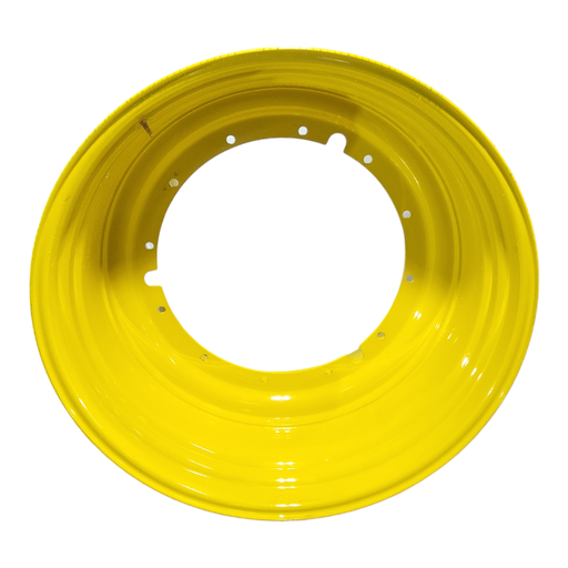 [T014770RIM] 28"W x 46"D, John Deere Yellow 12-Hole Stub Disc , -0.16" Offset