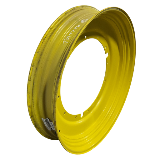 [T014776RIM] 10"W x 50"D, John Deere Yellow 12-Hole Stub Disc