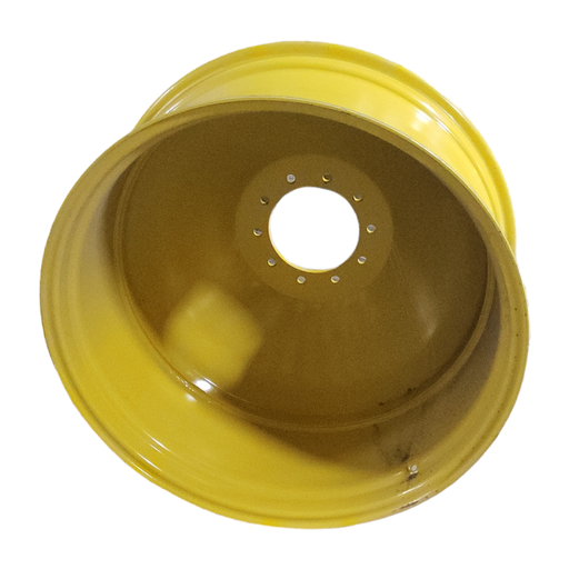 [KW000140] 16"W x 38"D, John Deere Yellow 10-Hole Dolly Dual-Inside , -15" Offset