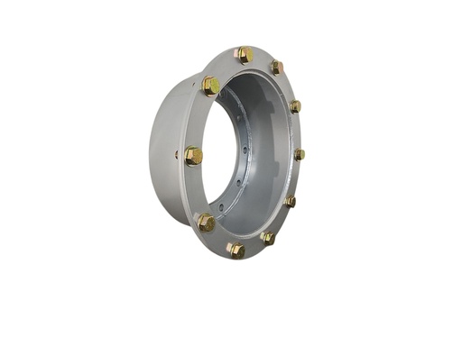 [NTS-119734] 10 to 10-Hole 7"L Extension Starter Hat(For 2-pc Spool Style), Case IH Silver Mist