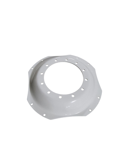 [CTR22268A] 12-Hole Waffle Disc (Groups of 2 Bolts) Center for 34" Rim, New Holland White