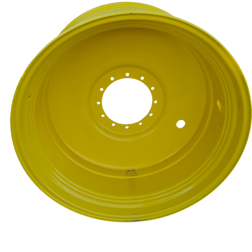 [125001] 25"W x 46"D, John Deere Yellow 12-Hole Formed Plate Sprayer , -6.38" Offset