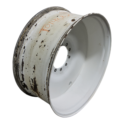 [T014882RIM] 18"W x 42"D, White 10-Hole Formed Plate Sprayer , -5" Offset