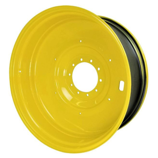 [125224] 16"W x 42"D, John Deere Yellow 10-Hole Straddle Dual - Inside Main , 9.5" Offset