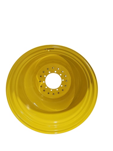 [NTS-125233] 23"W x 38"D, John Deere Yellow 10-Hole Straddle Dual - Inside Main , 14.25" Offset