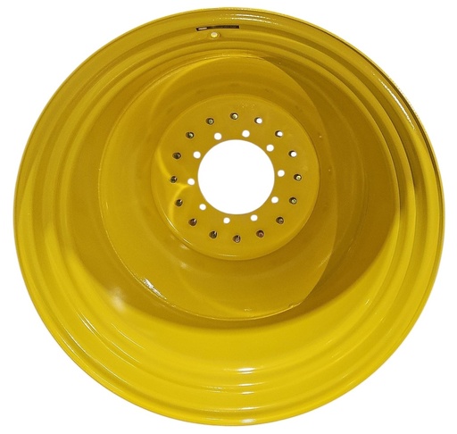 [NTS-125233] 23"W x 38"D, John Deere Yellow 10-Hole Straddle Dual - Inside Main , 14.25" Offset