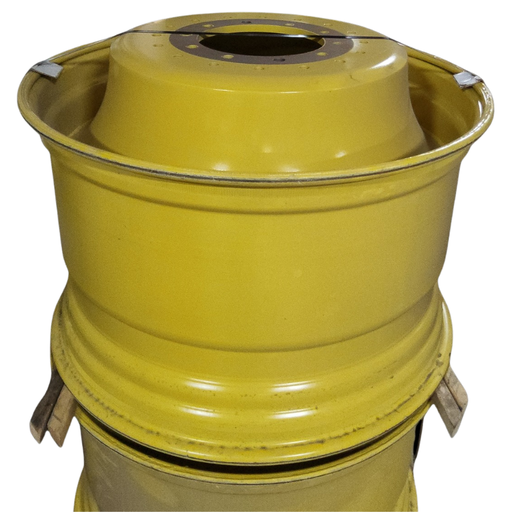 [NTS-125244] 23"W x 38"D, John Deere Yellow 10-Hole Dolly Dual-Inside , 15.25" Offset