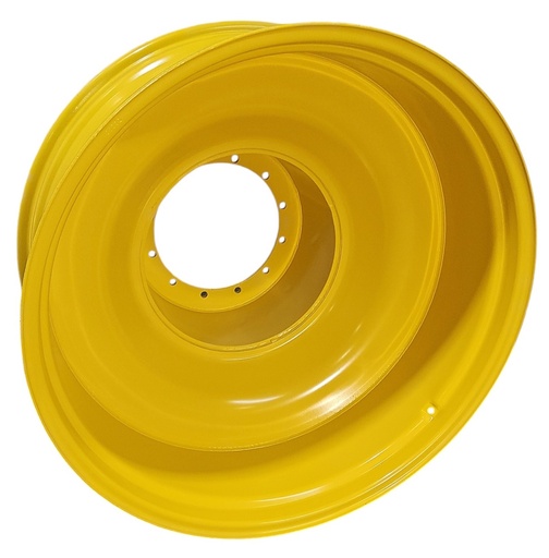 [125247] 16"W x 42"D, Versatile Yellow 12-Hole Straddle Dual - Outside Dual , -18.75" Offset