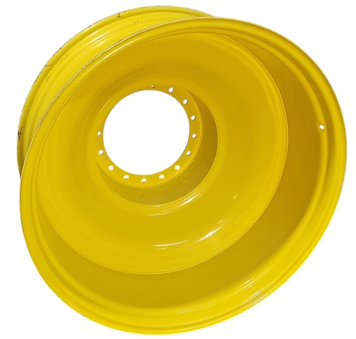 [125248] 16"W x 42"D, John Deere Yellow 16-Hole Straddle Dual - Outside Dual , -18.75" Offset