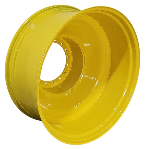 [NTS-125250] 18"W x 42"D, John Deere Yellow 16-Hole Straddle Dual - Outside Dual , -18.75" Offset