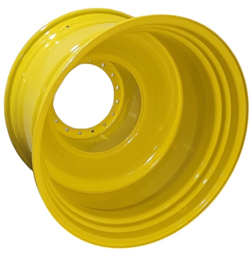 [NTS-125254] 23"W x 38"D, John Deere Yellow 16-Hole Straddle Dual - Outside Dual , -23" Offset