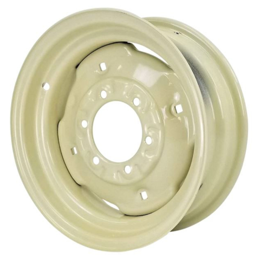 [106307] 6"W x 16"D, White 6-Hole Implement , -1.38" Offset