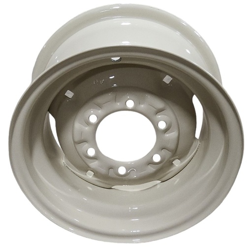 [106589] 8"W x 15"D, Off White 6-Hole Implement , 1.25" Offset