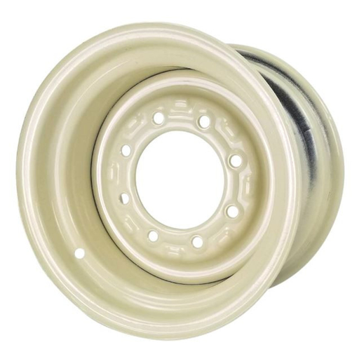 [106939] 10"W x 16"D, Off White 8-Hole Implement