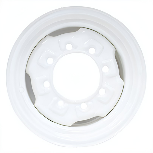 [WHE6x16-8H] 6"W x 16"D, White 8-Hole Implement