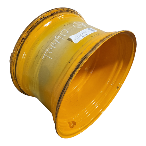 [T014912RIM] 23"W x 38"D, Hagie Orange 10-Hole Formed Plate Sprayer , -6.25" Offset