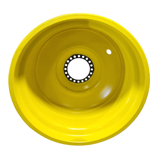 [T014991RIM] 44"W x 46"D, John Deere Yellow 20-Hole Formed Plate