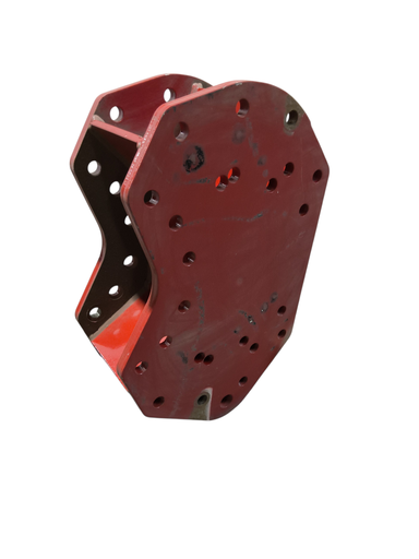 [FFE-CH-7.75-A] 7.75"L Combine Frame Extension for Case-IH Combine 2188/2388/2588 ("A" Std 12/12 Spline Drive Shafts), International Red