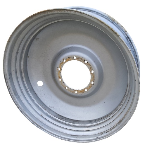 [90338654] 13"W x 46"D, Case IH Silver Mist 10-Hole Bubble Disc , 4.88" Offset