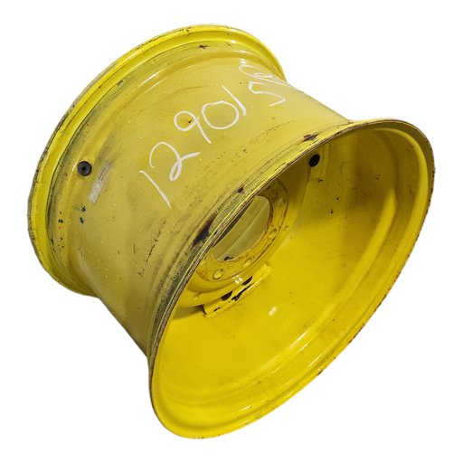 [NTS-129015] 16"W x 24"D, John Deere Yellow 8-Hole Rim with Clamp/U-Clamp (groups of 2 bolts)