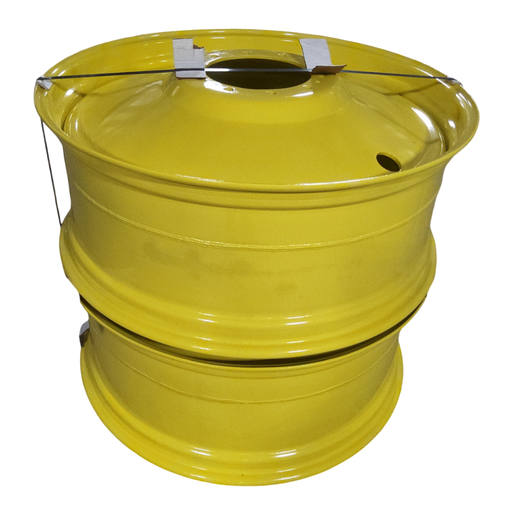 [NTS-129071] 16"W x 42"D, John Deere Yellow 10-Hole Formed Plate , -10.31" Offset