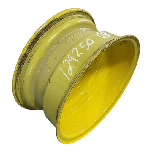 [NTS-129250] 9"W x 18"D, John Deere Yellow 8-Hole Flat Plate , 1.5" Offset