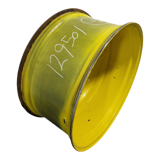 [NTS-129501] 18"W x 38"D, John Deere Yellow 10-Hole Dolly Dual , -13.38" Offset