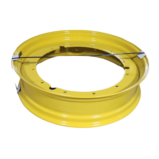 [NTS-130128] 10"W x 42"D, John Deere Yellow 12-Hole Stub Disc , 1.38" Offset