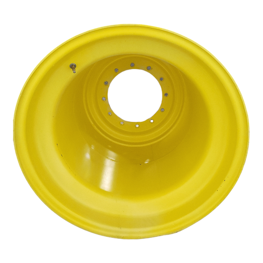 [NTS-130282] 38"W x 32"D, John Deere Yellow 12-Hole Formed Plate , -11.75" Offset
