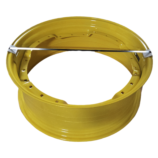 [NTS-130356] 14"W x 38"D, John Deere Yellow 12-Hole Waffle Wheel (Groups of 3 bolts)