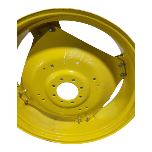 [130476] 8-Hole Rim with Clamp/U-Clamp (groups of 2 bolts) Center for 36" Rim, John Deere Yellow