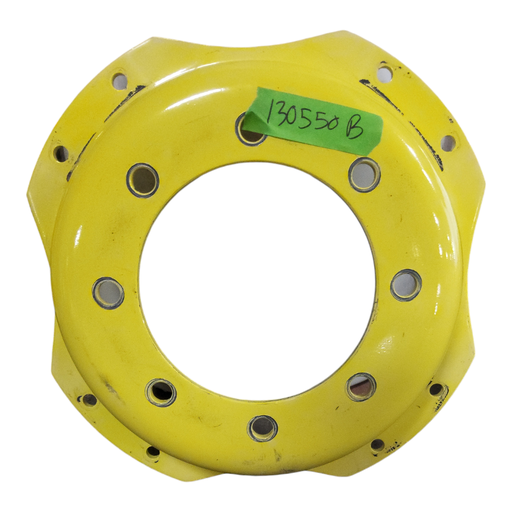 [NTS-130550] 8-Hole Waffle Wheel (Groups of 3 bolts) Center for 24" Rim, John Deere Yellow