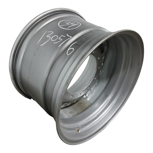 [NTS-130578] 23"W x 34"D Waffle Wheel (Groups of 3 bolts) Rim with 12-Hole Center, Silver Mist