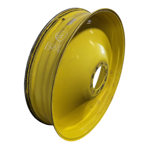 [NTS-130596] 12"W x 54"D, John Deere Yellow 10-Hole Spun Disc , -6.75" Offset