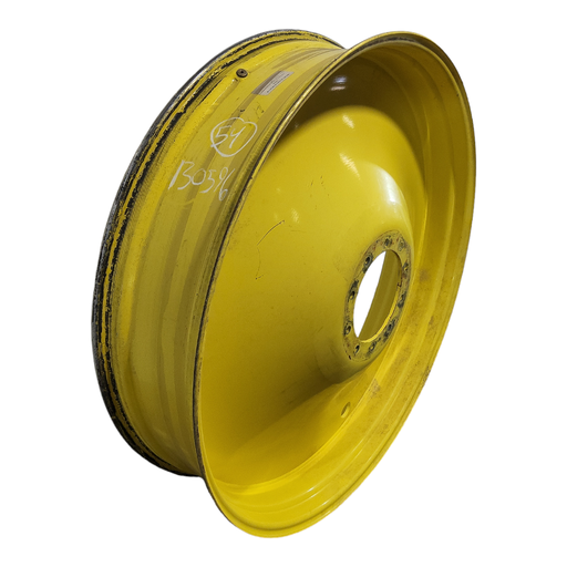 [NTS-130596] 12"W x 54"D, John Deere Yellow 10-Hole Spun Disc